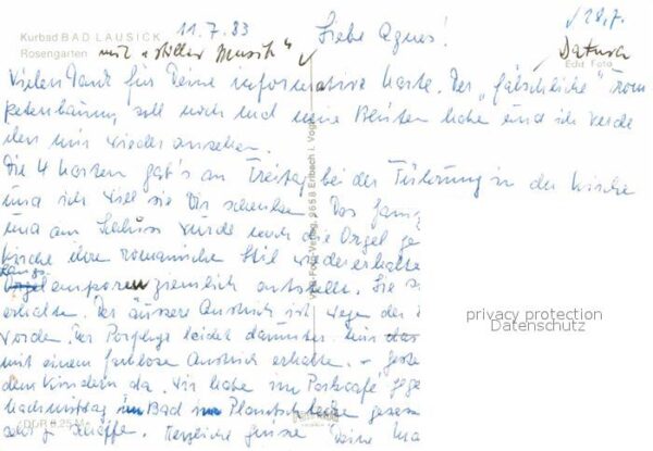 Bad Lausick Kurbad Rosengarten – Bild 2
