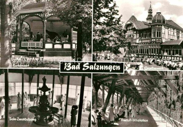 Bad Salzungen Gradierwerk Sole-Zerstäubung Kurkonzert