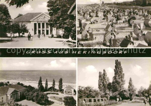 Heringsdorf Ostseebad Usedom Strand Kulturhaus Konzertplatz