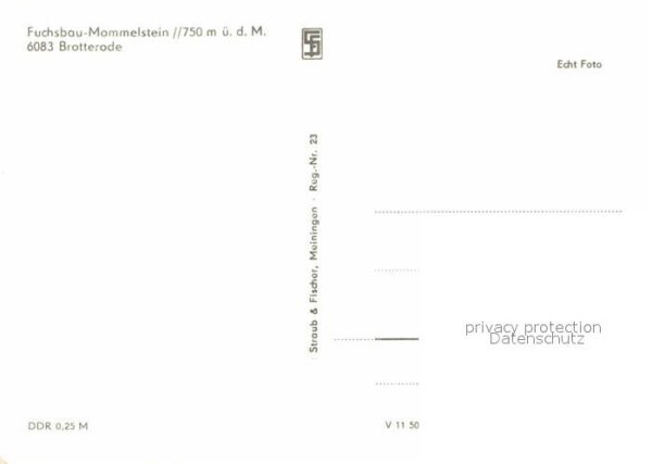 Brotterode Fuchsbau Mommelstein – Bild 2