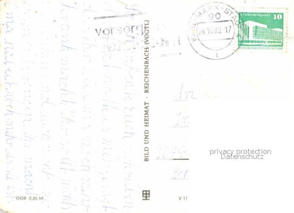 Karl-Marx-Stadt Straße der Nationen Stadthalle – Bild 2