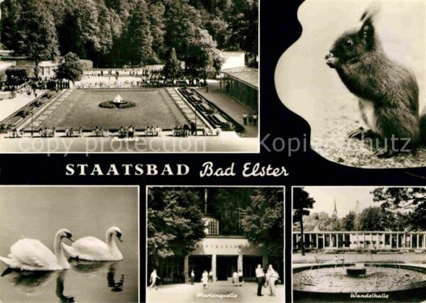Bad Elster Staatsbad Marienquelle Wandelhalle Kurp