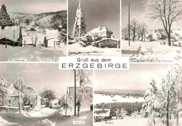 Erzgebirge Region Pobershau Rübenau Hirtstein Salzung Sei
