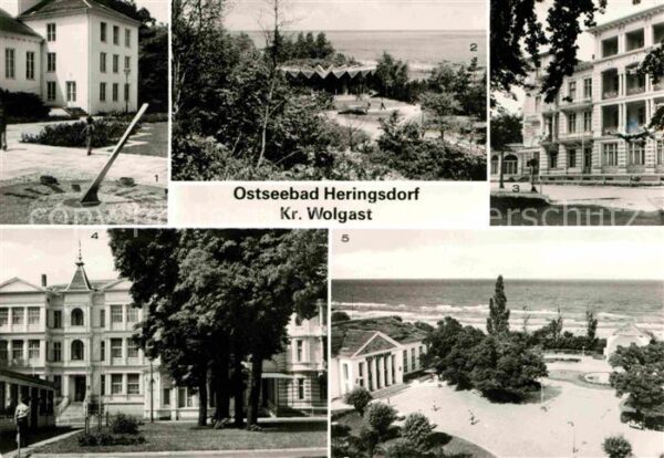 Heringsdorf Ostseebad Usedom Kurpromenade Erholungsheime Camara M`Ba