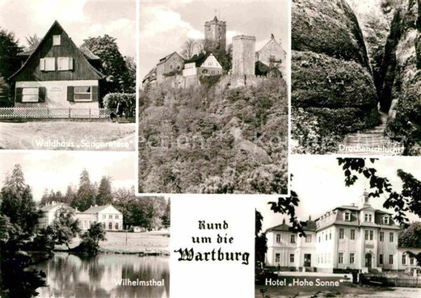 Wartburg Eisenach Burg Drachenschlucht Hotel Hohe Sonne W