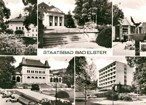 Bad Elster Badehaus Kurtheater Elsterbrunnen Morit