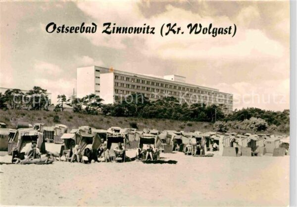 Zinnowitz Ostseebad Strand Ferienheim Roter Oktober der IG