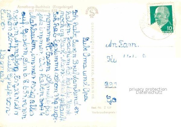 Annaberg-Buchholz Erzgebirge mit Pöhlstrasse – Bild 2