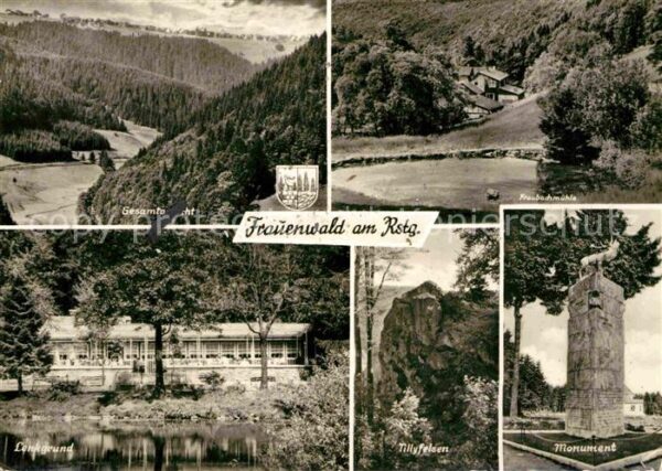 Frauenwald Thueringen Lenkengrund Tillyfelsen Fraubachmühle