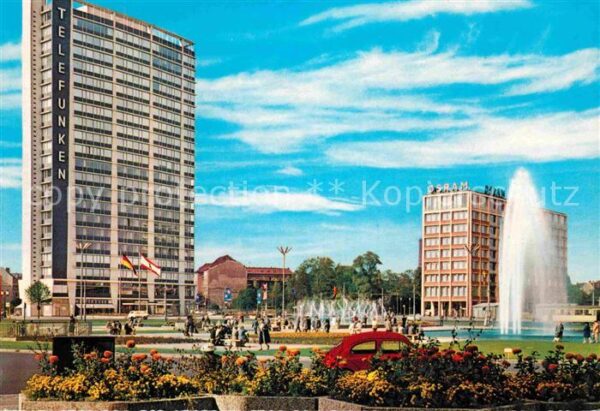 Berlin Ernst Reuter Platz Telefunken Hochhaus