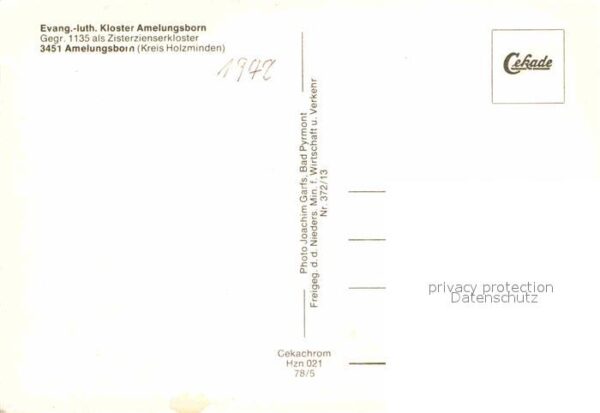 Amelungsborn Ev luth Kloster Zisterzienserkloster Fl – Bild 2