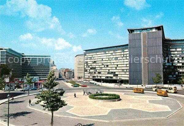 Bruessel Bruxelles Schuman Platz Büros der Europäischen Ge