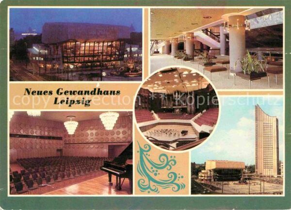 Leipzig Neues Gewandhaus Foyer Saal Hochhaus Ka