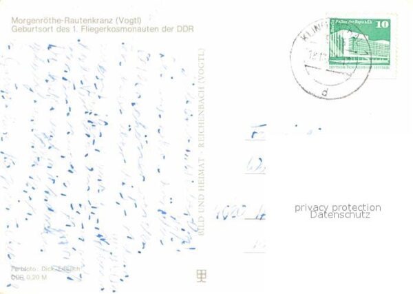 Morgenroethe-Rautenkranz Denkmal Geburtsort des 1. Fliegerkosmon – Bild 2
