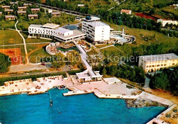 Porec Hotel Turist Plava Laguna Fliegeraufnah