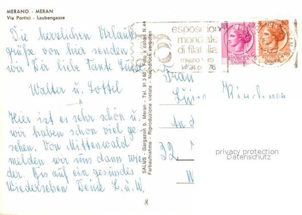 Meran Merano Via Portici Laubengasse – Bild 2