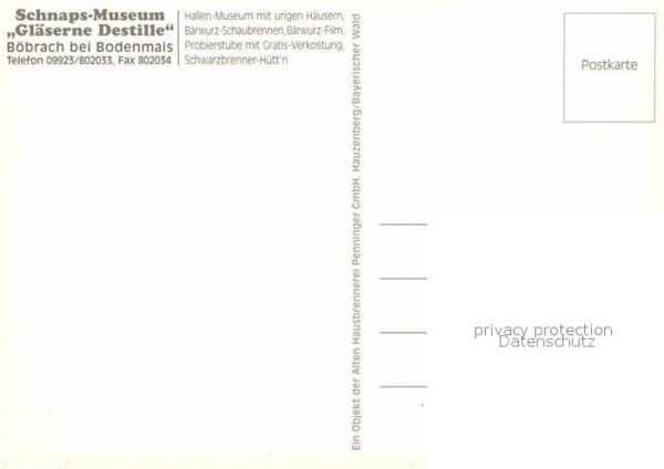 Boebrach Schnaps Museum Gläserne Destille Histor – Bild 2