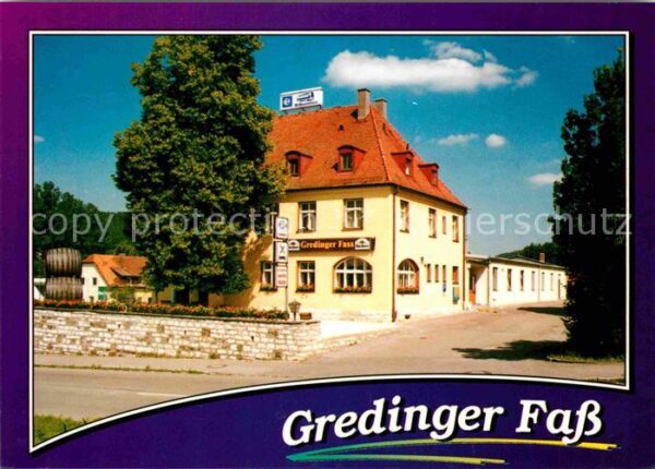 Greding Gaststätte Restaurant Gredinger Fass