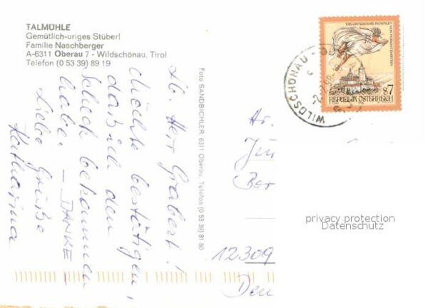 Oberau Wildschoenau Tirol Talmühle Gaststube Stüberl – Bild 2