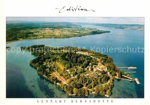 Insel Mainau Fliegeraufnahme