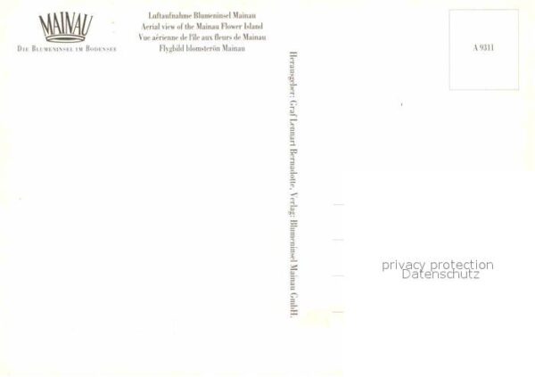 Insel Mainau Fliegeraufnahme – Bild 2
