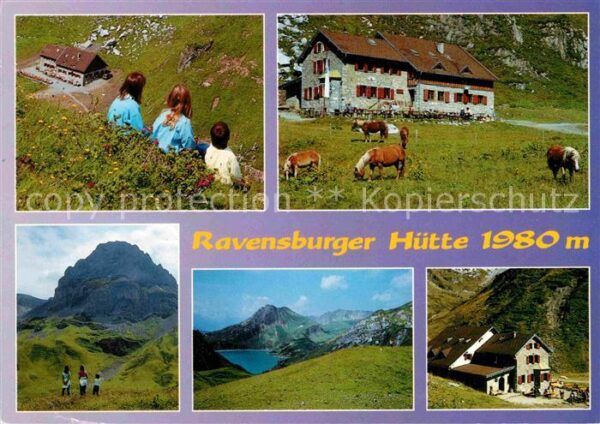 Lech Vorarlberg Ravensburger Hütte am Spullersee Haflin