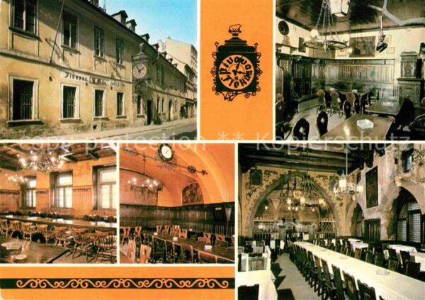 Praha Prahy Prague Pivocar U Flekü Vchod Sal Akademie Velk