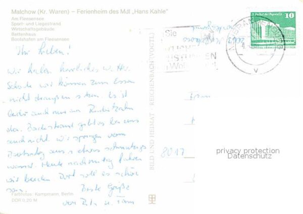 Malchow Badestrand Fleesensee Wirtschaftsgebäud – Bild 2