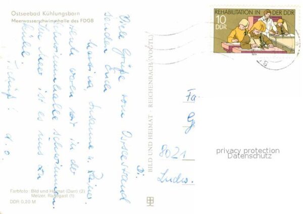 Kuehlungsborn Ostseebad Meerwasserschwimmhalle des FDGB – Bild 2