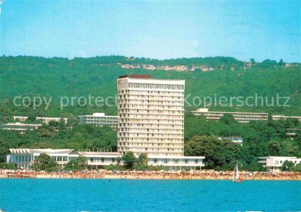 Slatni Pjasazi Hotel International Strand Ansicht vom