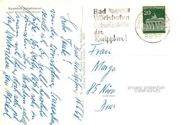 Bad Woerishofen Kuranstalt Sebastianeum – Bild 2