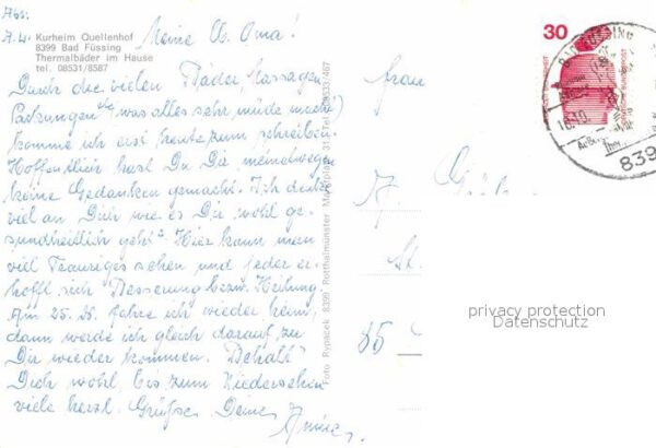 Bad Fuessing Kurheim Quellenhof Thermalbad – Bild 2