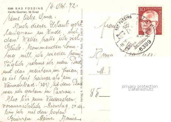 Bad Fuessing Thermalbad Park – Bild 2