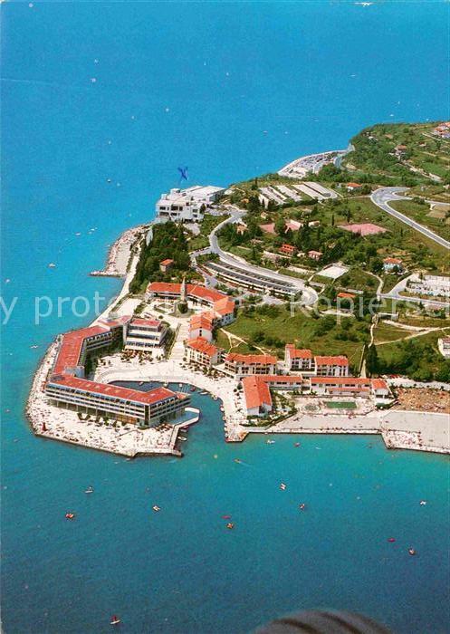 Portoroz Hoteli Bernardin Hotelanlage Küste Flie