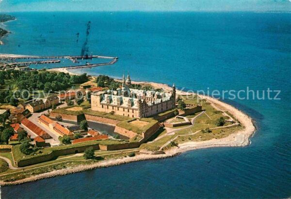 Kronborg Slot Schloss Fliegeraufnahme
