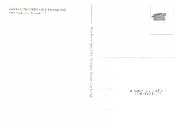 Trofaiach Haushaltungsschule Stockschloss – Bild 2