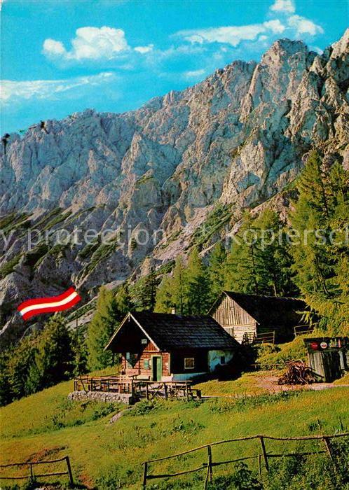 Hochschwab Florl Hütte auf der Dullwitzalm gegen G