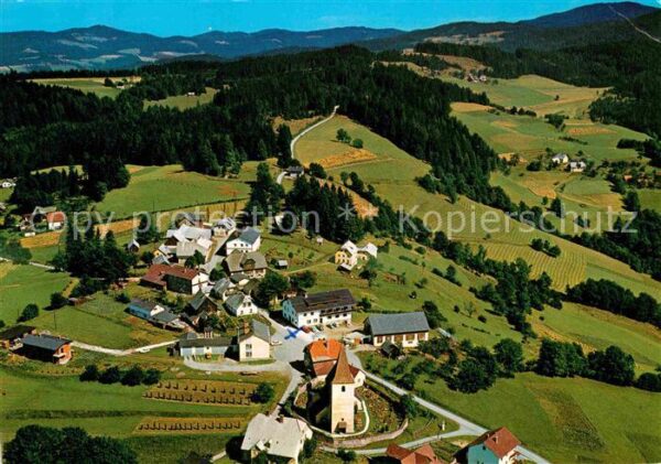 Theissenegg mit Berghof Götschl Fliegeraufnahme