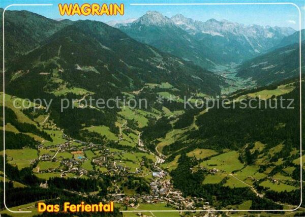 Wagrain Salzburg mit Kleinarltal und Kraxenkogel Alpenpa