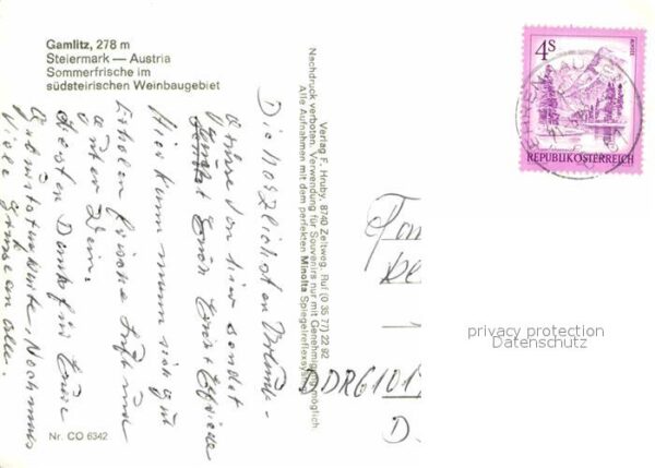 Gamlitz Panorama Kirche Strassenpartie – Bild 2