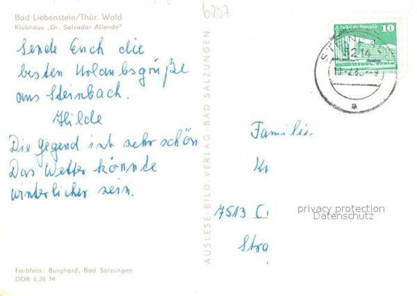 Bad Liebenstein Klubhaus Dr Salvador Allende – Bild 2