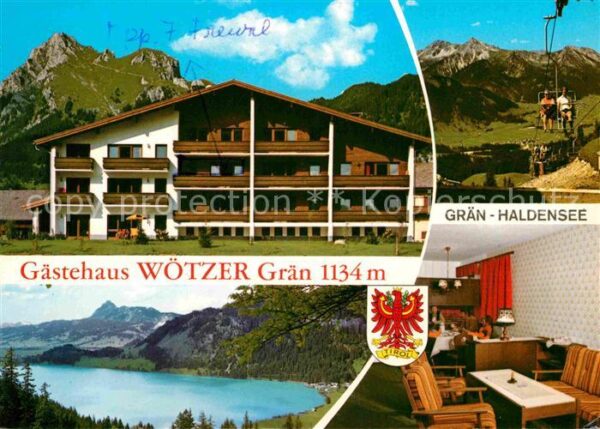 Graen Tirol Gästehaus Wötzer Sessellift Bergsee Alp