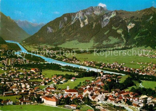 Reutte Tirol Panorama Lechtaler Alpen Fliegeraufnahm