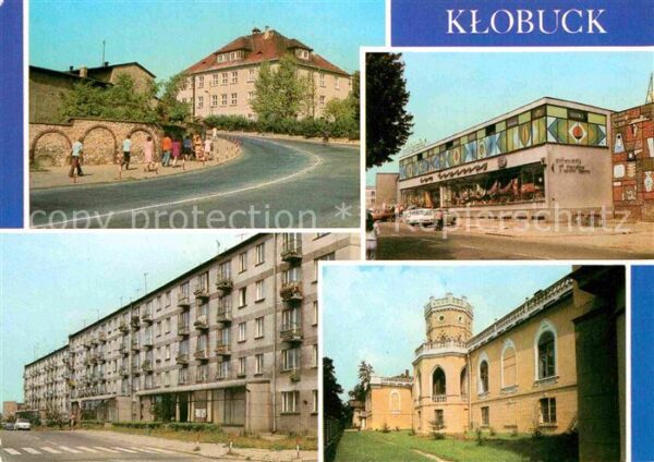 Klobuck Teilansichten Gebäude Palast