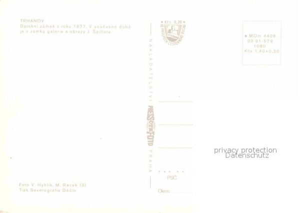 Trhanov Ortsansicht mit Schloss Galerie – Bild 2