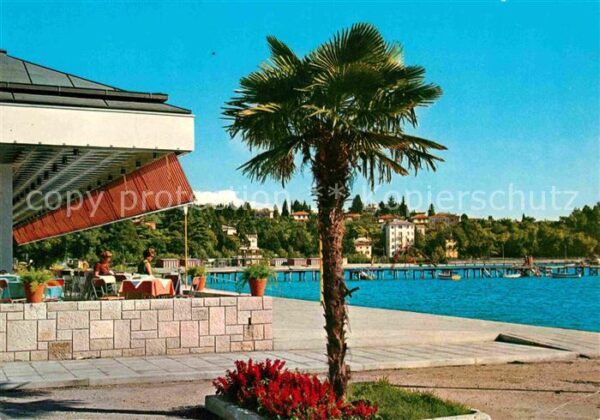 Portorose Istrien Restaurant Jadran Palme