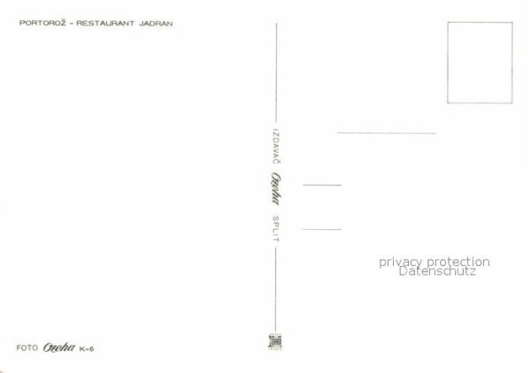 Portorose Istrien Restaurant Jadran Palme – Bild 2