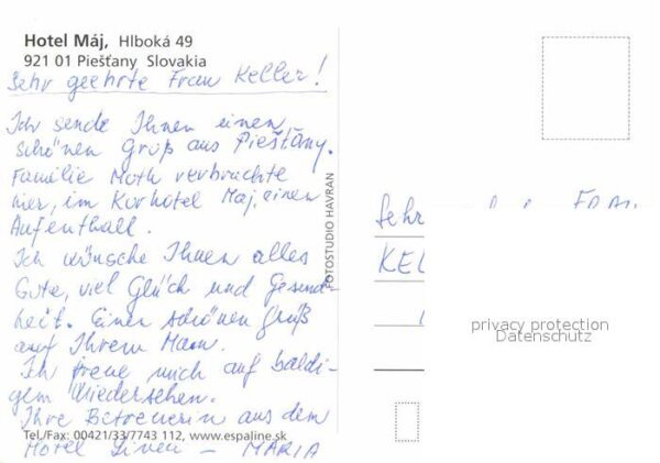 Piestany Hotel Maj Restaurant Sauna Hallenbad Sk – Bild 2