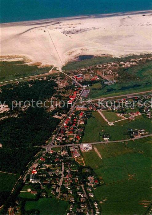 St Peter-Ording Nordseeheilbad Schwefelbad Luftaufnahme