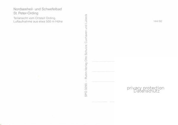 St Peter-Ording Nordseeheilbad Schwefelbad Luftaufnahme – Bild 2